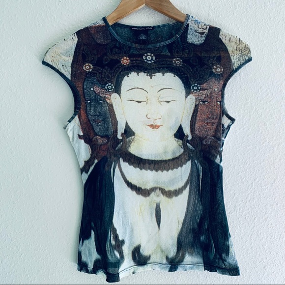 Vivenne Tam Tops - Vivennne Tam | Buddha Top RARE 90’s Vintage